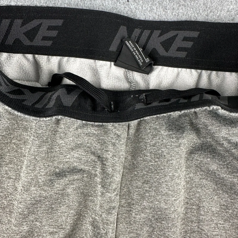 Nike Sweatpants Boys XL Gray Dri-Fit Fleece Athletic Joggers Tapered Leg